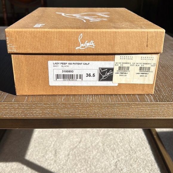 Christian Louboutin Lady Peep Patent Calf 36.5 - Picture 12 of 16